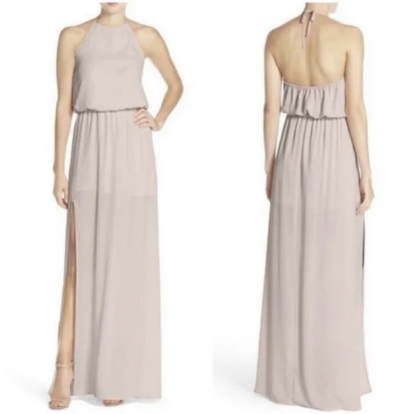 Show Me Your Mumu Heather Halter Dress Show Me The Ring Crisp Size Medium - Picture 1 of 11